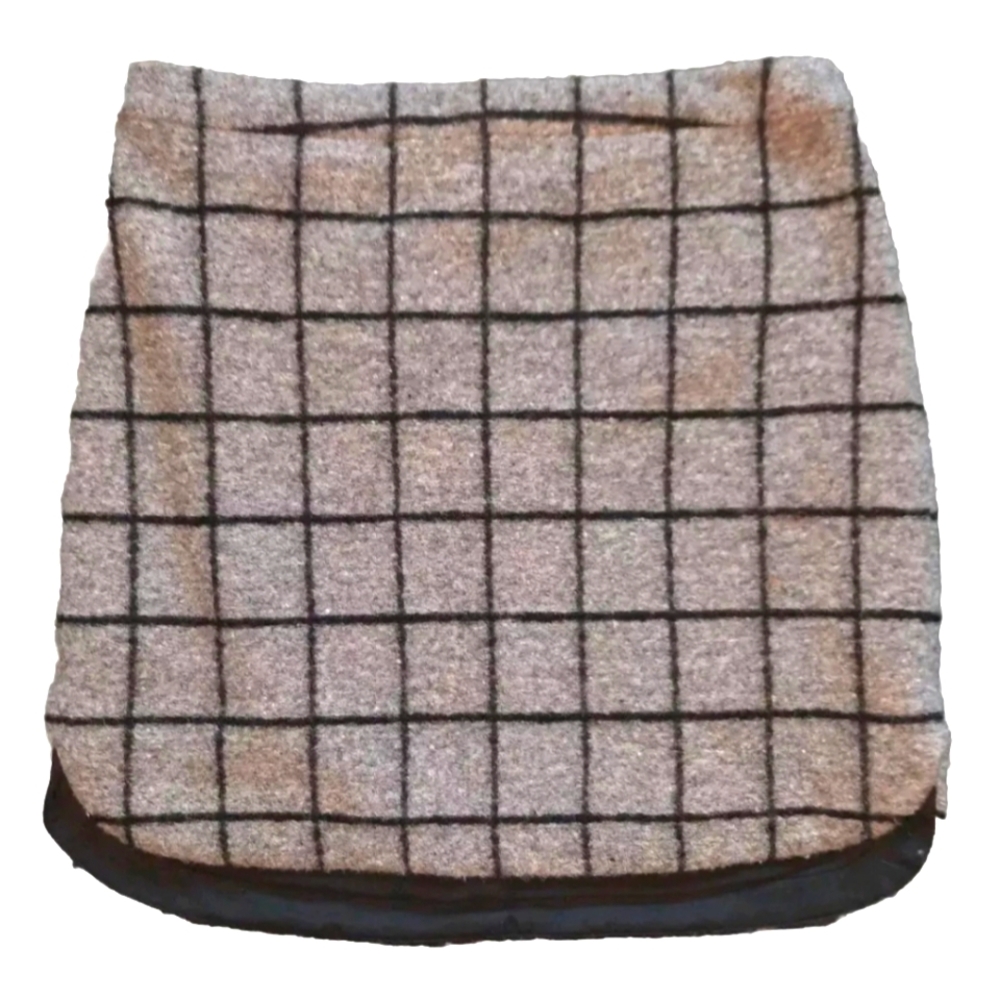 Madewell Wool Blend Lined Plaid Mini Skirt Women's Size: 4